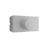 Módulo 1/3 Variador Dimmer Rotativo