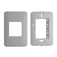 Conjunto Placa 4x2 para 02 Módulos 2/3 + Suporte