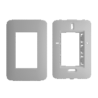Conjunto Placa 4x2 para 03 Módulos 3/3 + Suporte