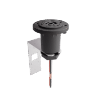 Tomada Base Giratória (360°) com Suporte Metálico para Relé Fotoelétrico