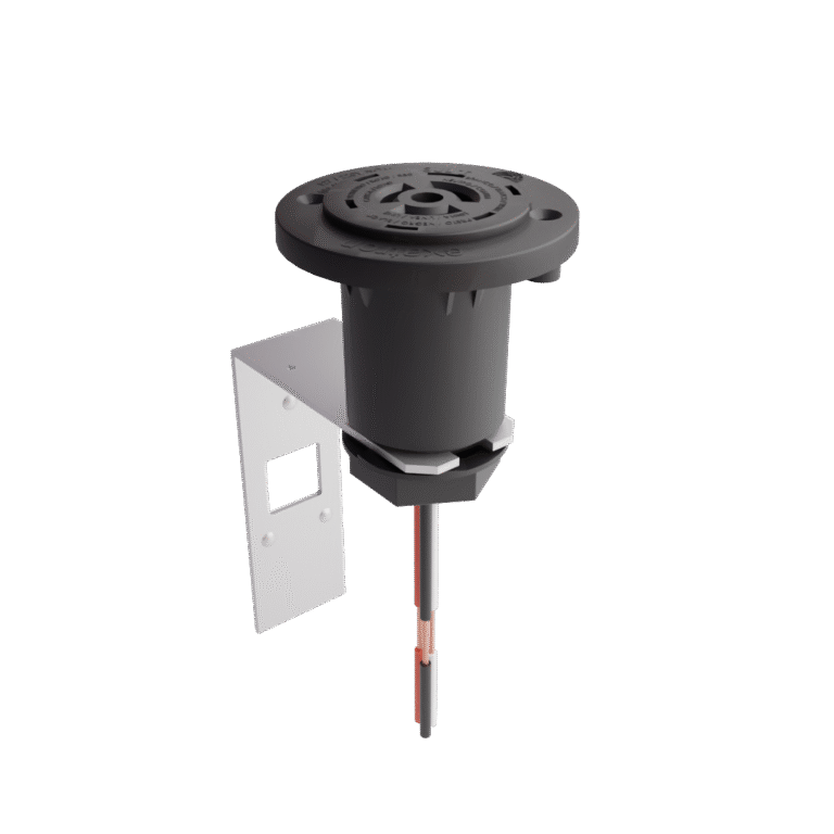 Tomada Base Giratória (360°) com Suporte Metálico para Relé Fotoelétrico