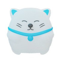 Luminária LED Noturno - Gatinho
